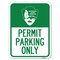 Signmission National Park Service-Permit Parking Heavy-Gauge Alum Rust Proof Parking, 18" x 24", A-1824-23863 A-1824-23863 - alternate 1